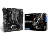 BIOSTAR B760MX2-E D4, Socket 1700, Intel® B760 (14/13/12th Gen CPU), CPU graphics, VGA, DVI, HDMI, Dual 2xDDR4-4400, 1xPCIe X16 4.0, 4xSATA3, RAID, 1xM.2 4.0, 1xM.2 E-key for Wi-Fi, 1xPCIe X1, ALC897 HDA, 2.5GbE LAN, 4xUSB3.2, mATX